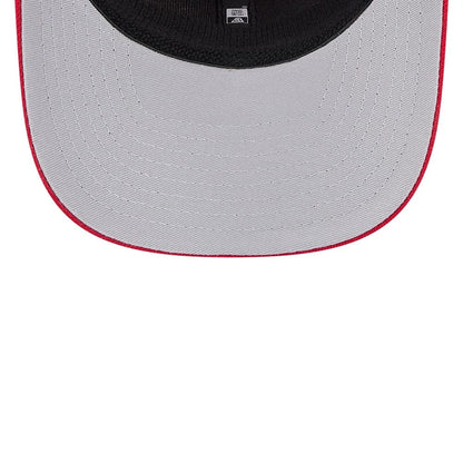 Pictured is this MLB Evergreen Cincinnati Reds 9SEVENTY Stretch Snap cap in red. 2