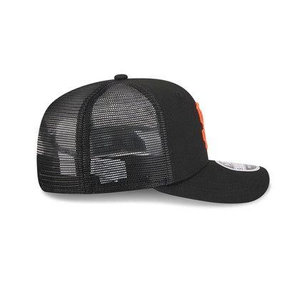 Pictured is this MLB Evergreen San Francisco Giants 9SEVENTY Stretch Snap cap in black. 6