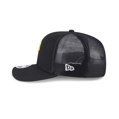 Pictured is this MLB Evergreen Pittsburgh Pirates 9SEVENTY Stretch Snap cap in black. 5