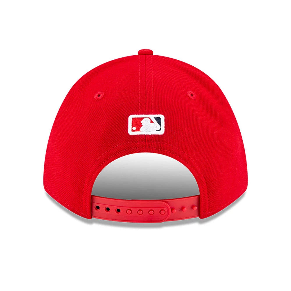 This is a LA Angels MLB Player Replica Red 9FORTY M-Crown Adjustable Cap 4