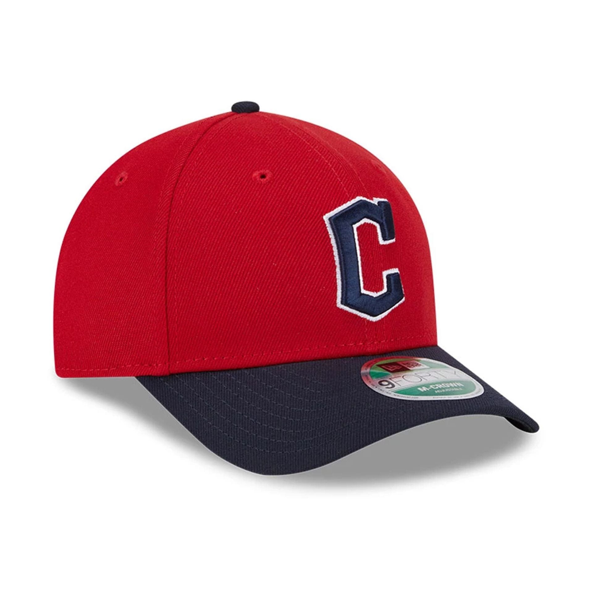 This is a Cleveland Guardians MLB Player Replica Red 9FORTY M-Crown Adjustable Cap 3
