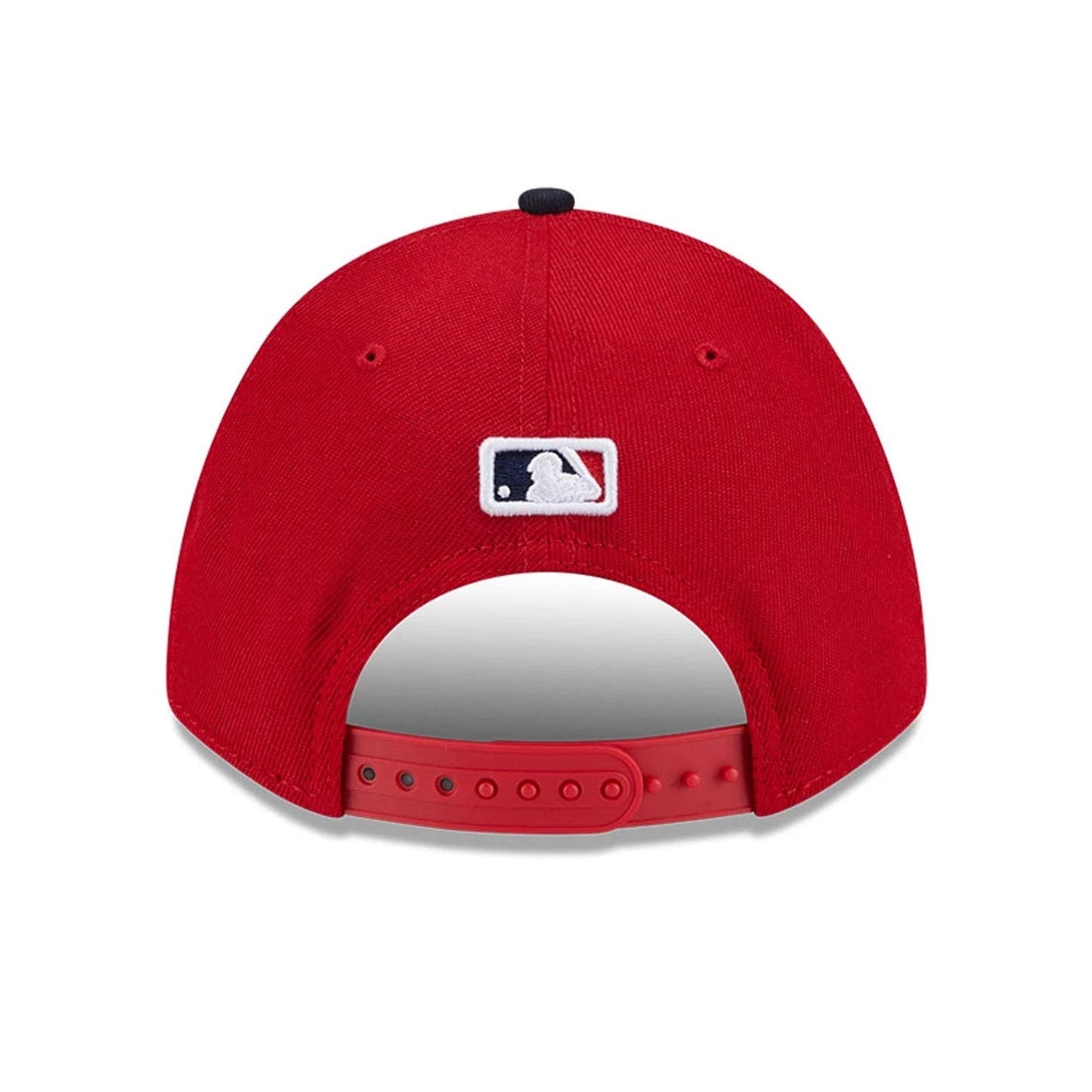 This is a Cleveland Guardians MLB Player Replica Red 9FORTY M-Crown Adjustable Cap 6