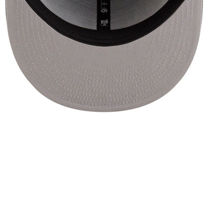 This is a Brooklyn Nets NBA Statement Black 9FIFTY Snapback Adjustable Cap 2