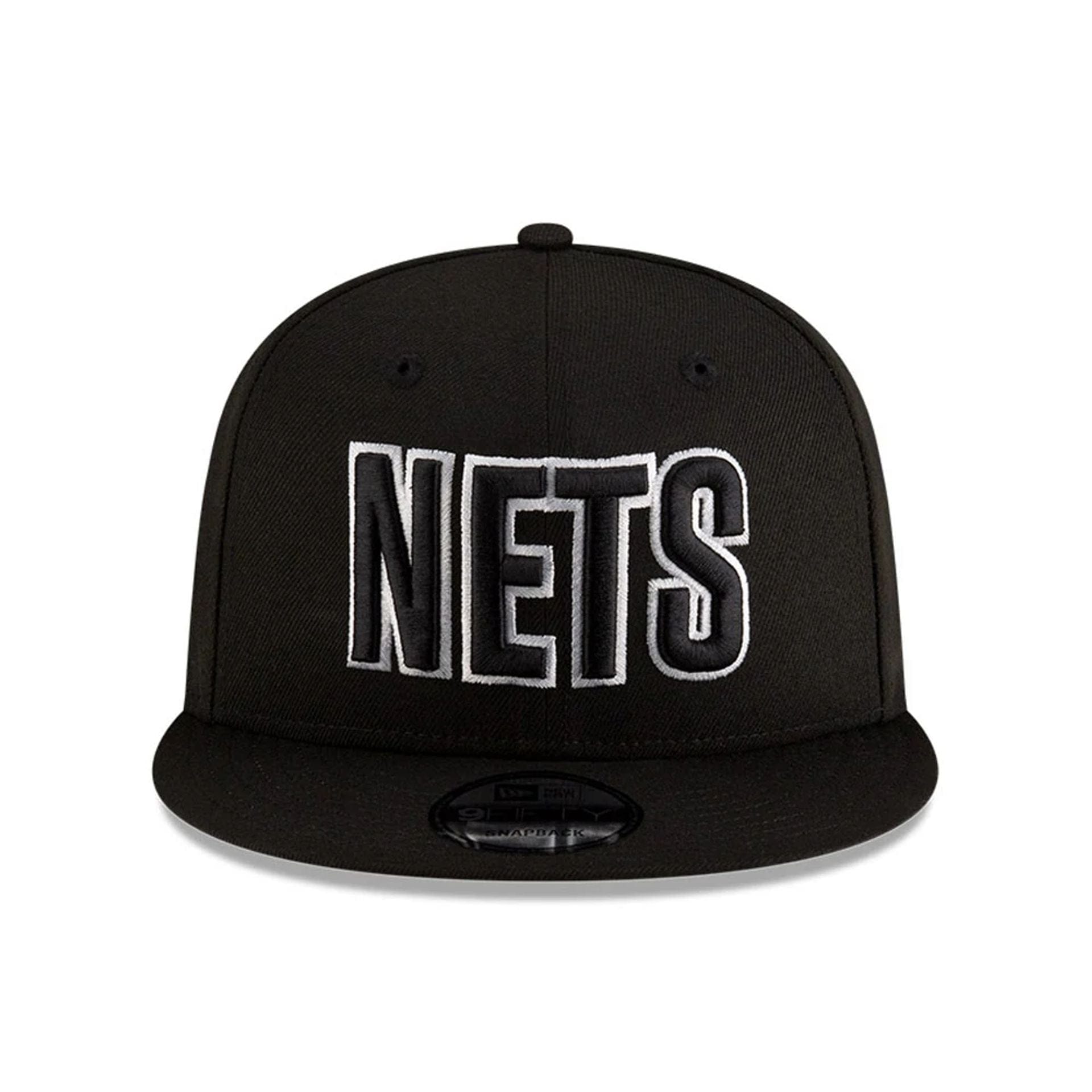 This is a Brooklyn Nets NBA Statement Black 9FIFTY Snapback Adjustable Cap 3