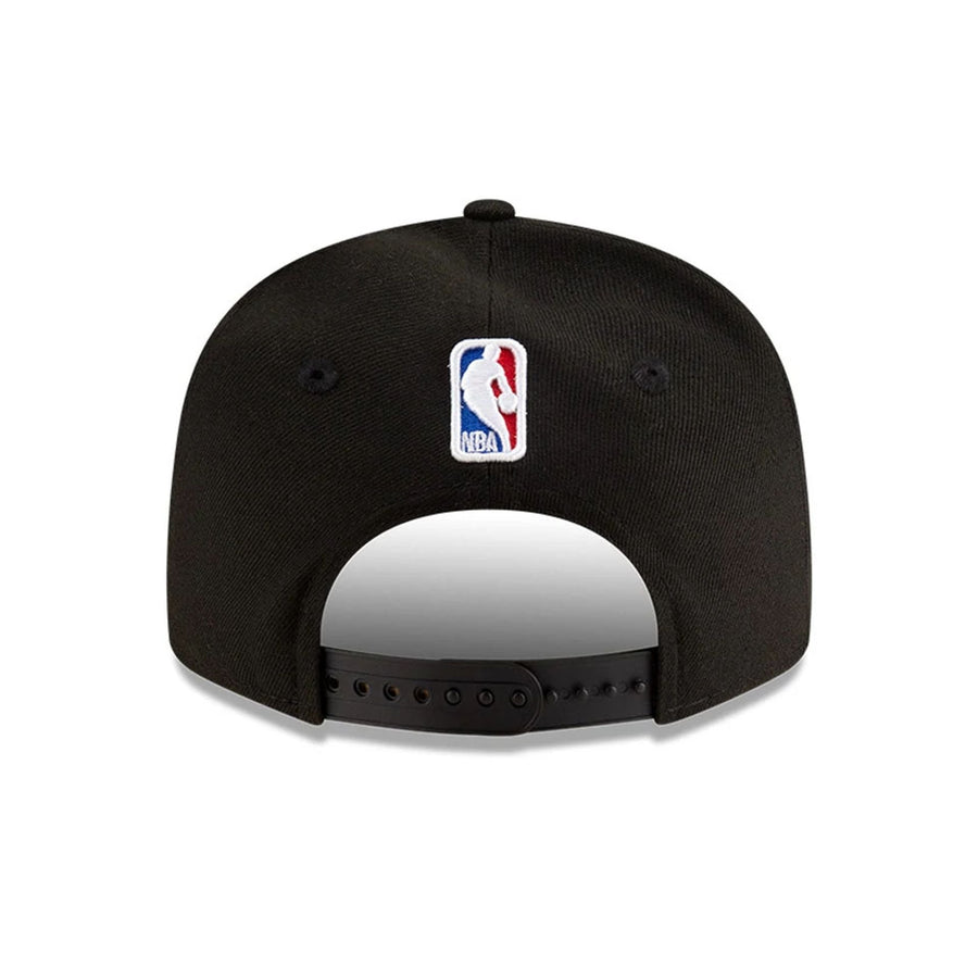 This is a Brooklyn Nets NBA Statement Black 9FIFTY Snapback Adjustable Cap 7