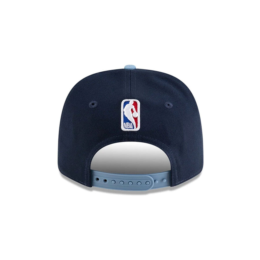 This is a Memphis Grizzlies NBA Statement Pastel Blue 9SEVENTY Stretch Snap Adjustable Cap 7