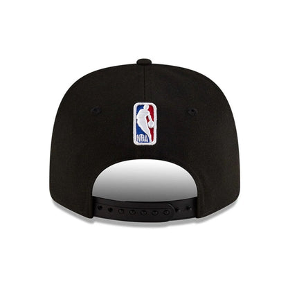 This is a Brooklyn Nets NBA Statement Black 9SEVENTY Stretch Snap Adjustable Cap 7
