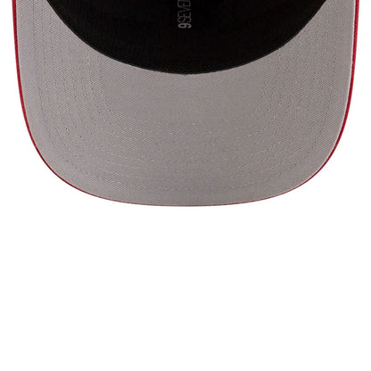 This is a Miami Heat NBA Statement Dark Red 9SEVENTY Stretch Snap Adjustable Cap 2
