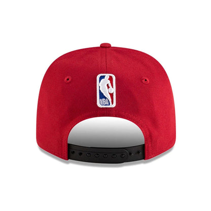 This is a Miami Heat NBA Statement Dark Red 9SEVENTY Stretch Snap Adjustable Cap 7