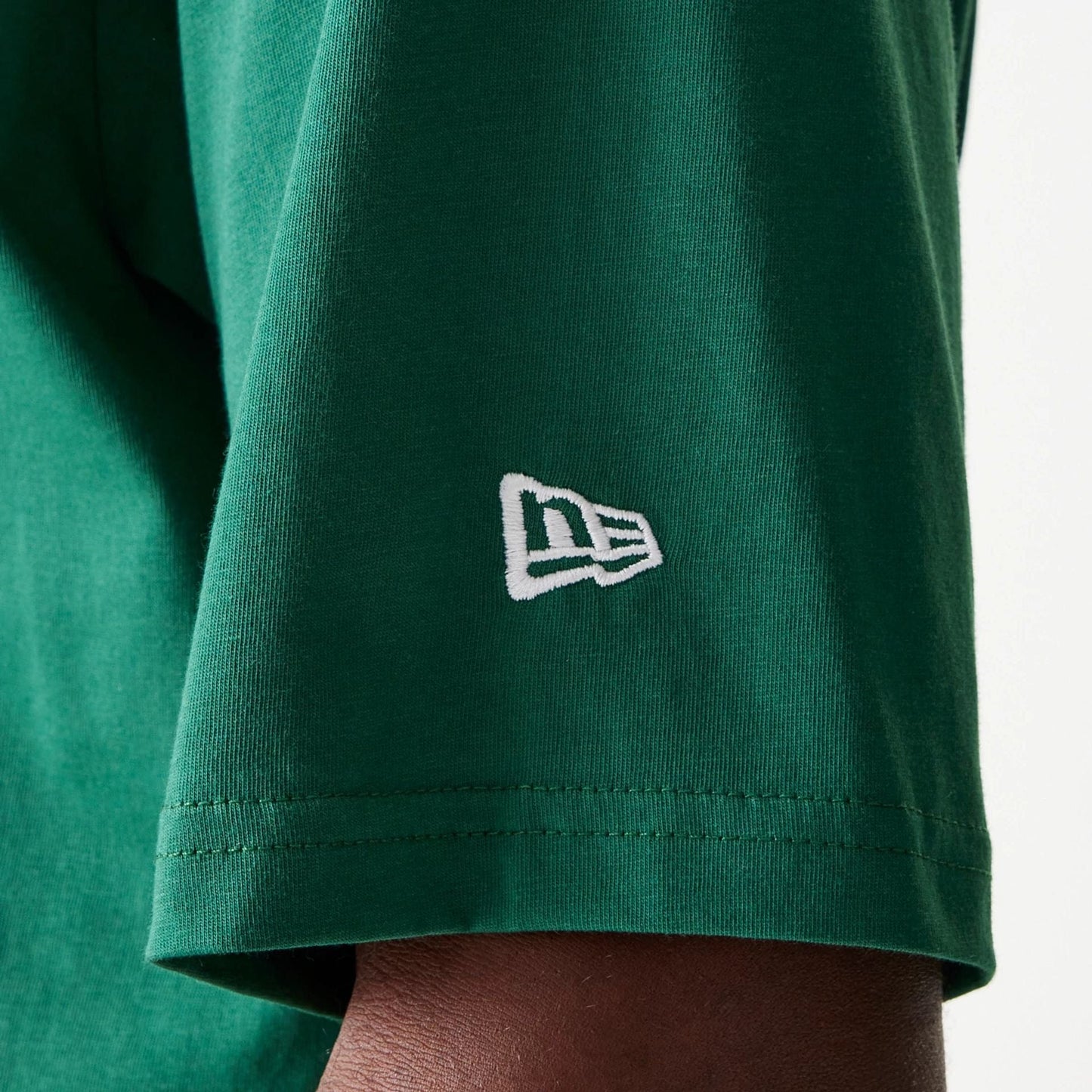 The Male model is wearing New York Jets NFL Games Slogan Green Oversized T-Shirt 4