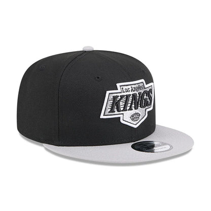 Pictured is this NHL Evergreen LA Kings 9FIFTY Snapback cap in black. 3