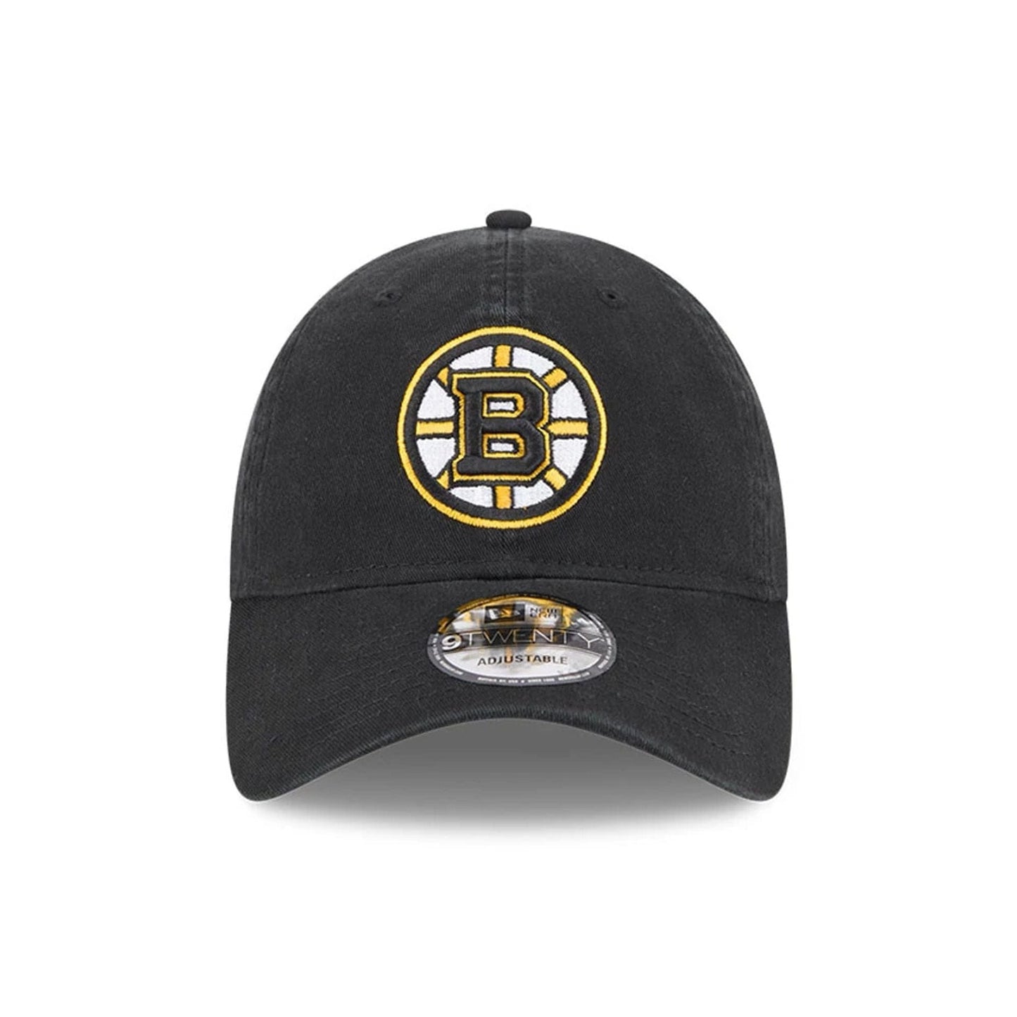 This is a Boston Bruins NHL Official Team Colours Black 9TWENTY Adjustable Cap 2