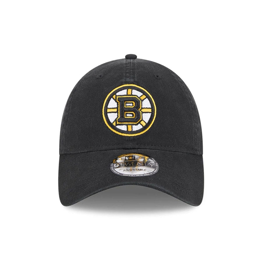 This is a Boston Bruins NHL Official Team Colours Black 9TWENTY Adjustable Cap 2