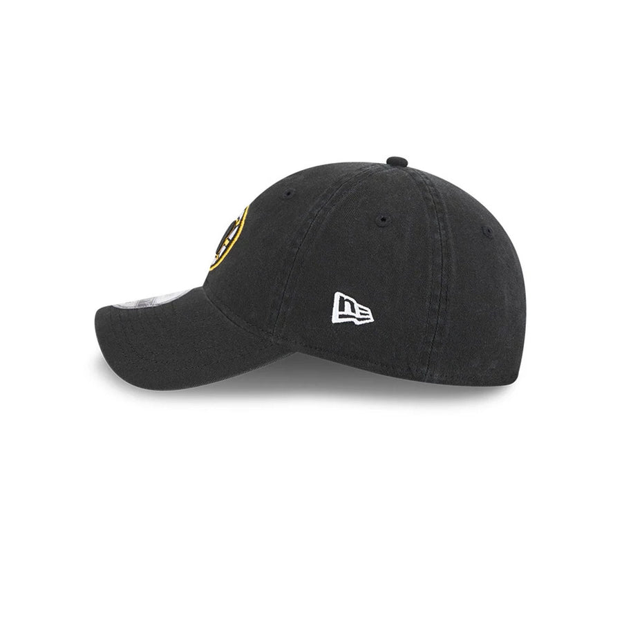 This is a Boston Bruins NHL Official Team Colours Black 9TWENTY Adjustable Cap 4