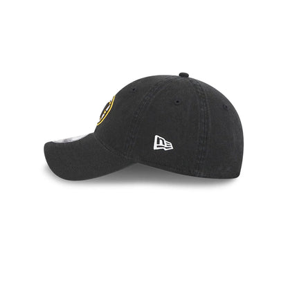 This is a Boston Bruins NHL Official Team Colours Black 9TWENTY Adjustable Cap 4