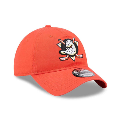 This is a Anaheim Ducks NHL Official Team Colours Orange 9TWENTY Adjustable Cap 3