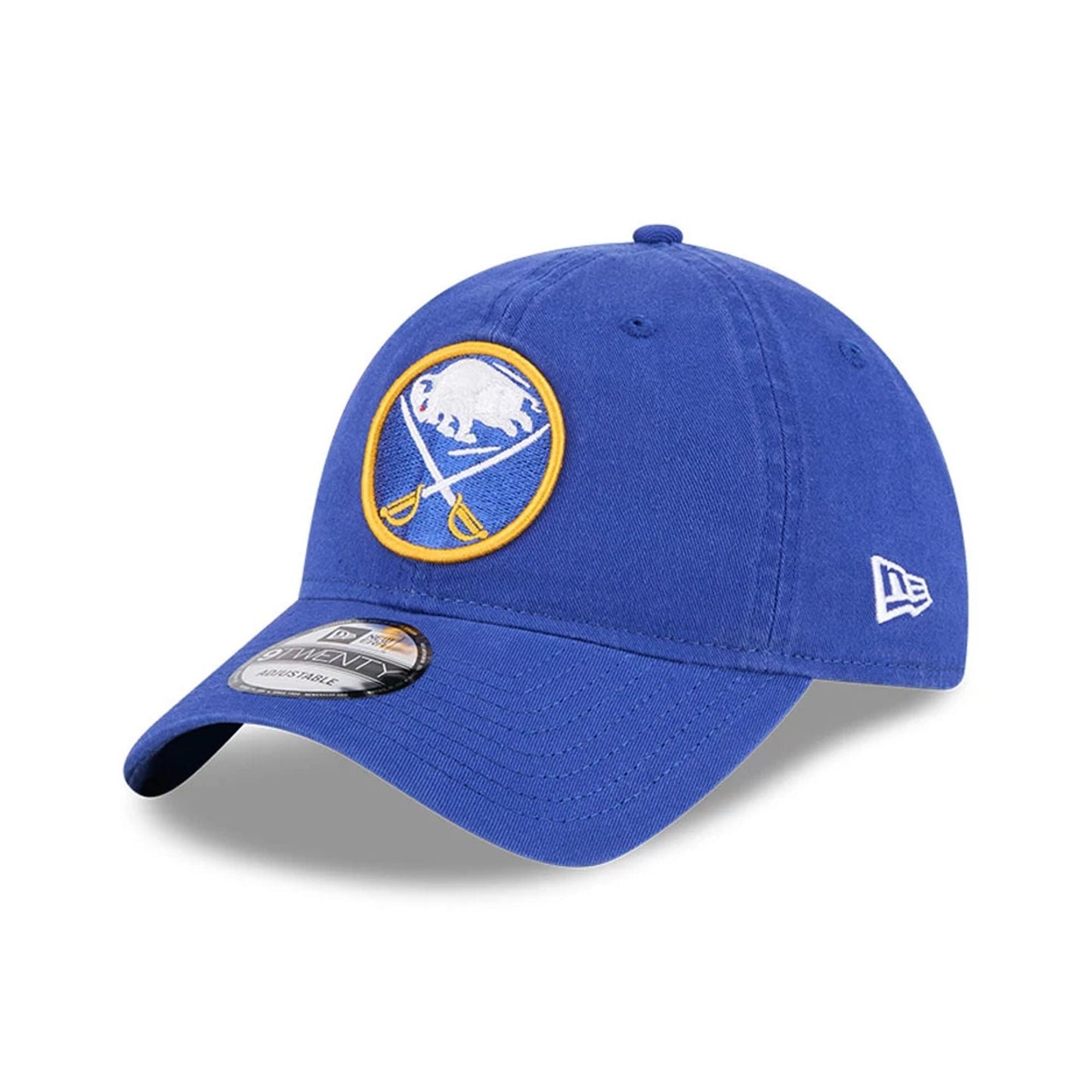 This is a Buffalo Sabres NHL Official Team Colours Blue 9TWENTY Adjustable Cap 1