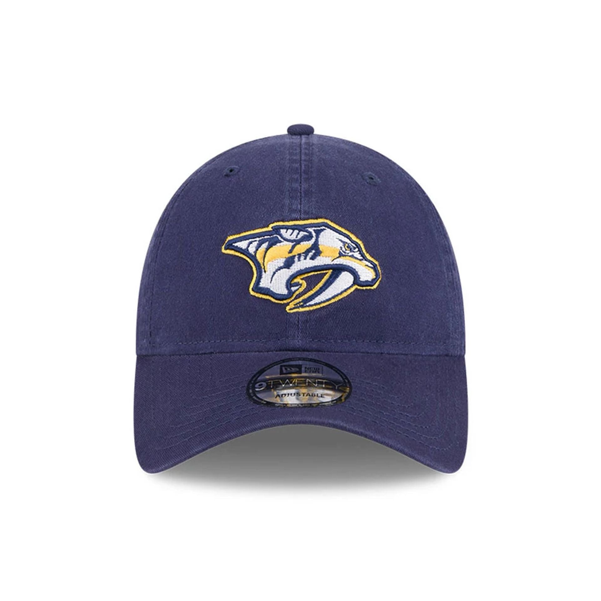 This is a Nashville Predators NHL Official Team Colours Navy 9TWENTY Adjustable Cap 2