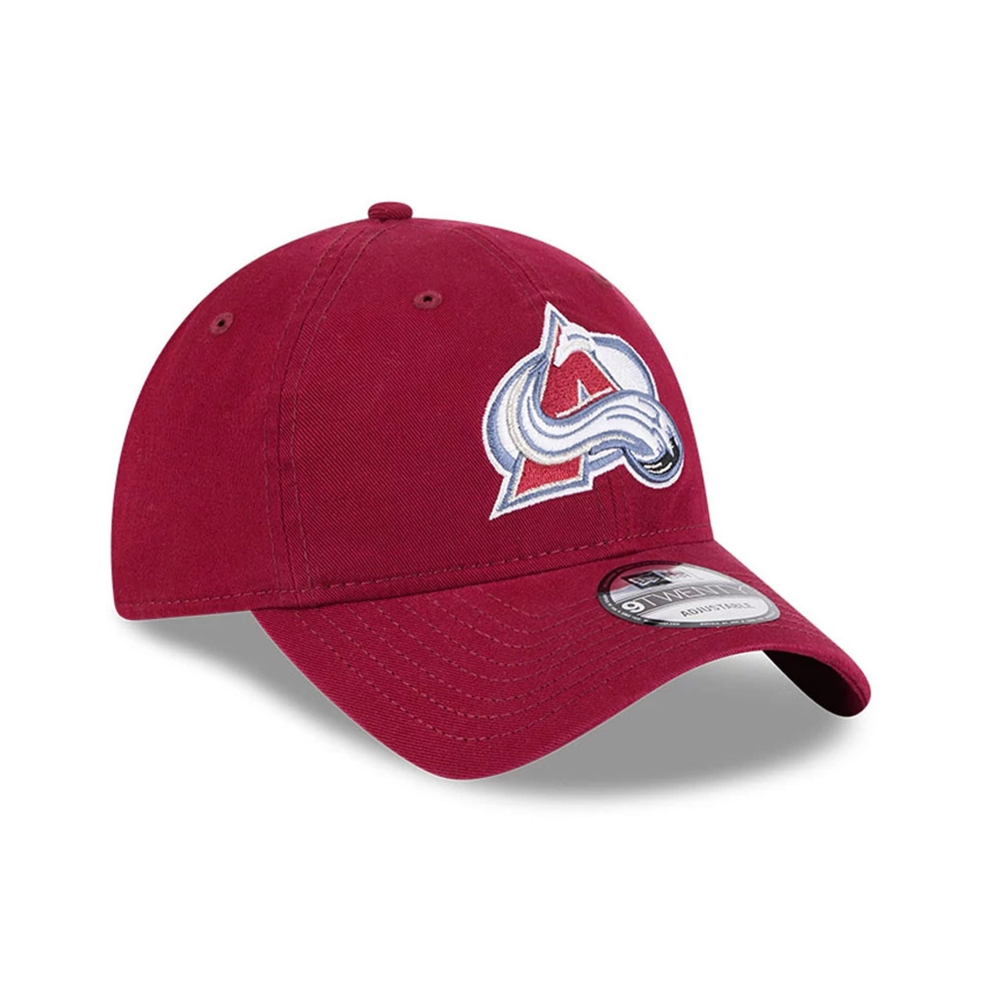 This is a Colourado Avalanche NHL Official Team Colours Dark Red 9TWENTY Adjustable Cap 4