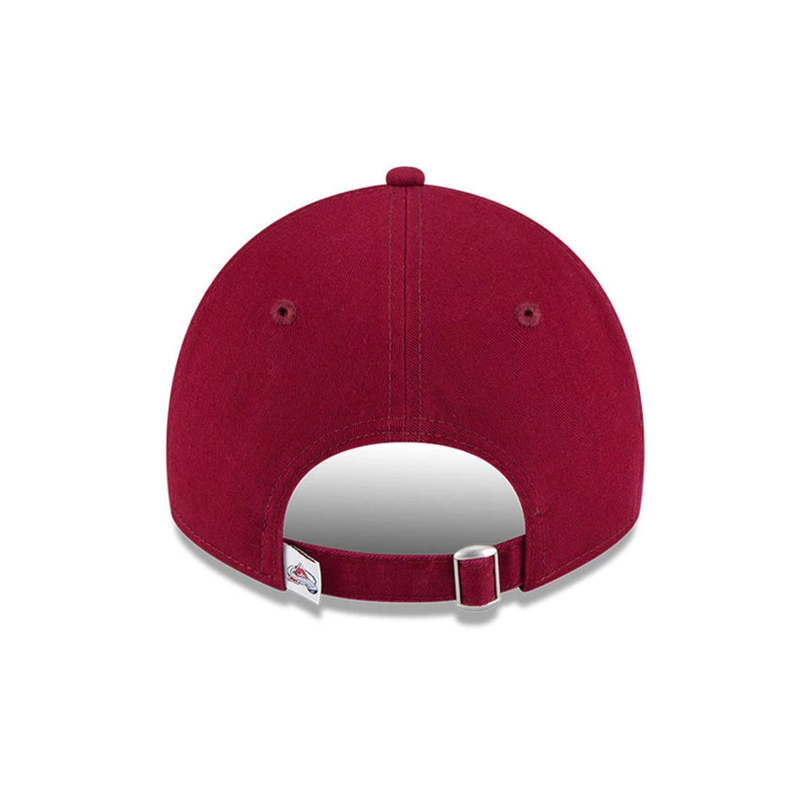 This is a Colourado Avalanche NHL Official Team Colours Dark Red 9TWENTY Adjustable Cap 2
