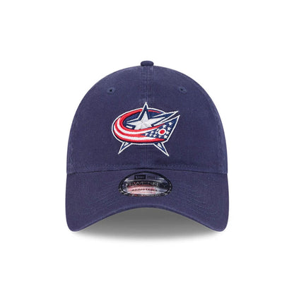 This is a Columbus Blue Jackets NHL Official Team Colours Navy 9TWENTY Adjustable Cap 3