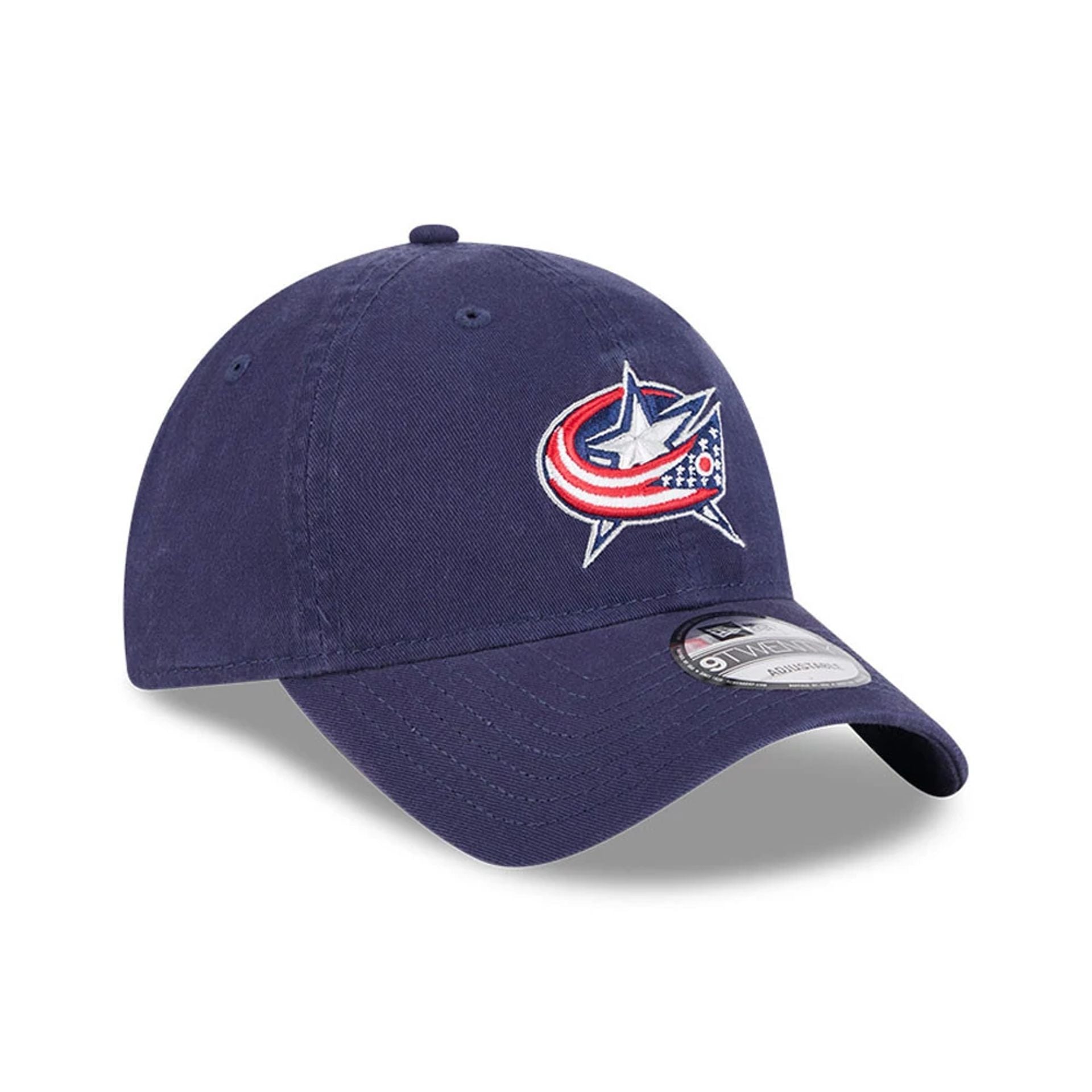This is a Columbus Blue Jackets NHL Official Team Colours Navy 9TWENTY Adjustable Cap 4