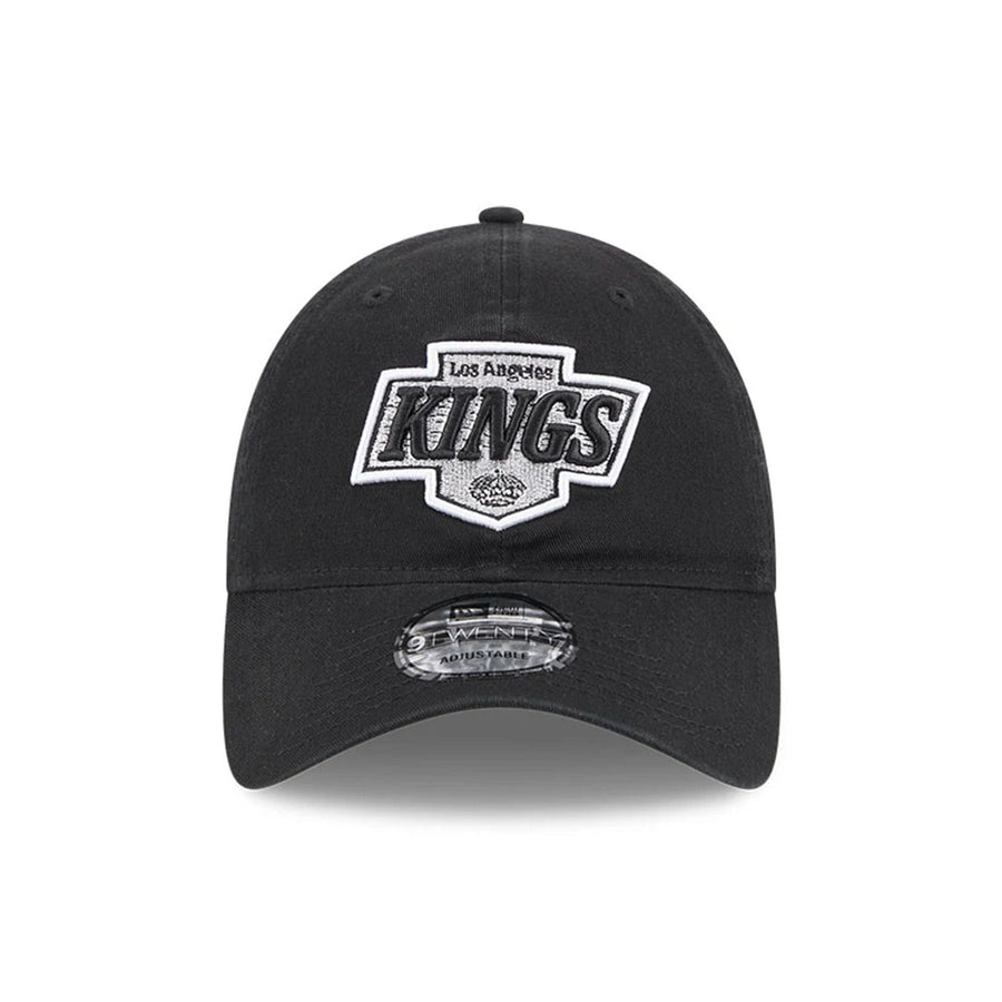 This is a LA Kings NHL Official Team Colours Black 9TWENTY Adjustable Cap 2