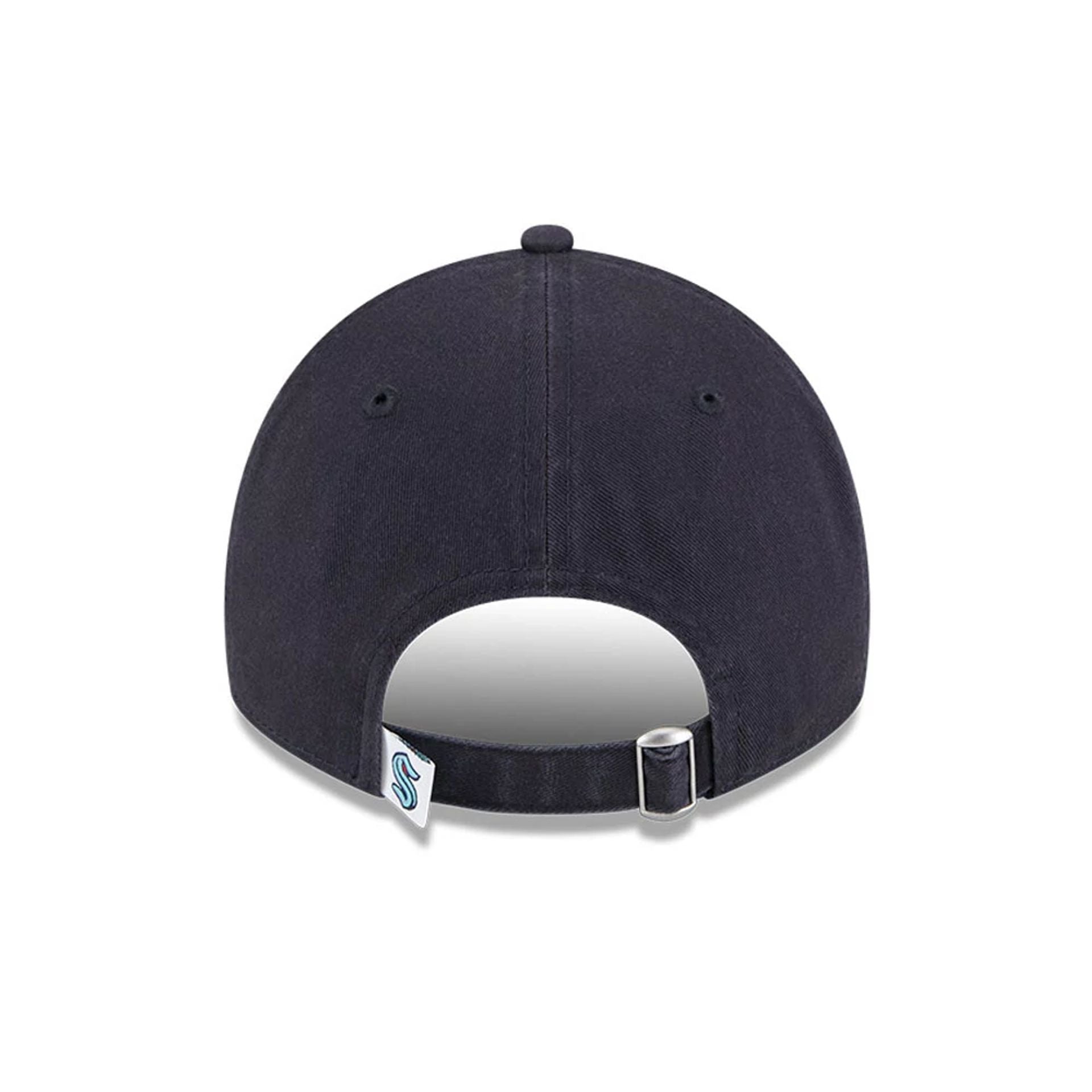 This is a Seattle Kraken NHL Official Team Colours Navy 9TWENTY Adjustable Cap 6