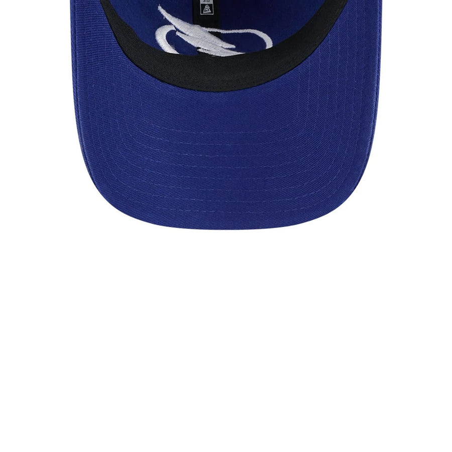This is a Tampa Bay Lightning NHL Official Team Colours Dark Blue 9TWENTY Adjustable Cap 7