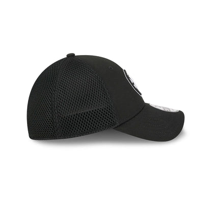 Pictured is this NHL Evergreen Neo Boston Bruins 39THIRTY Stretch Fit cap in black. 6