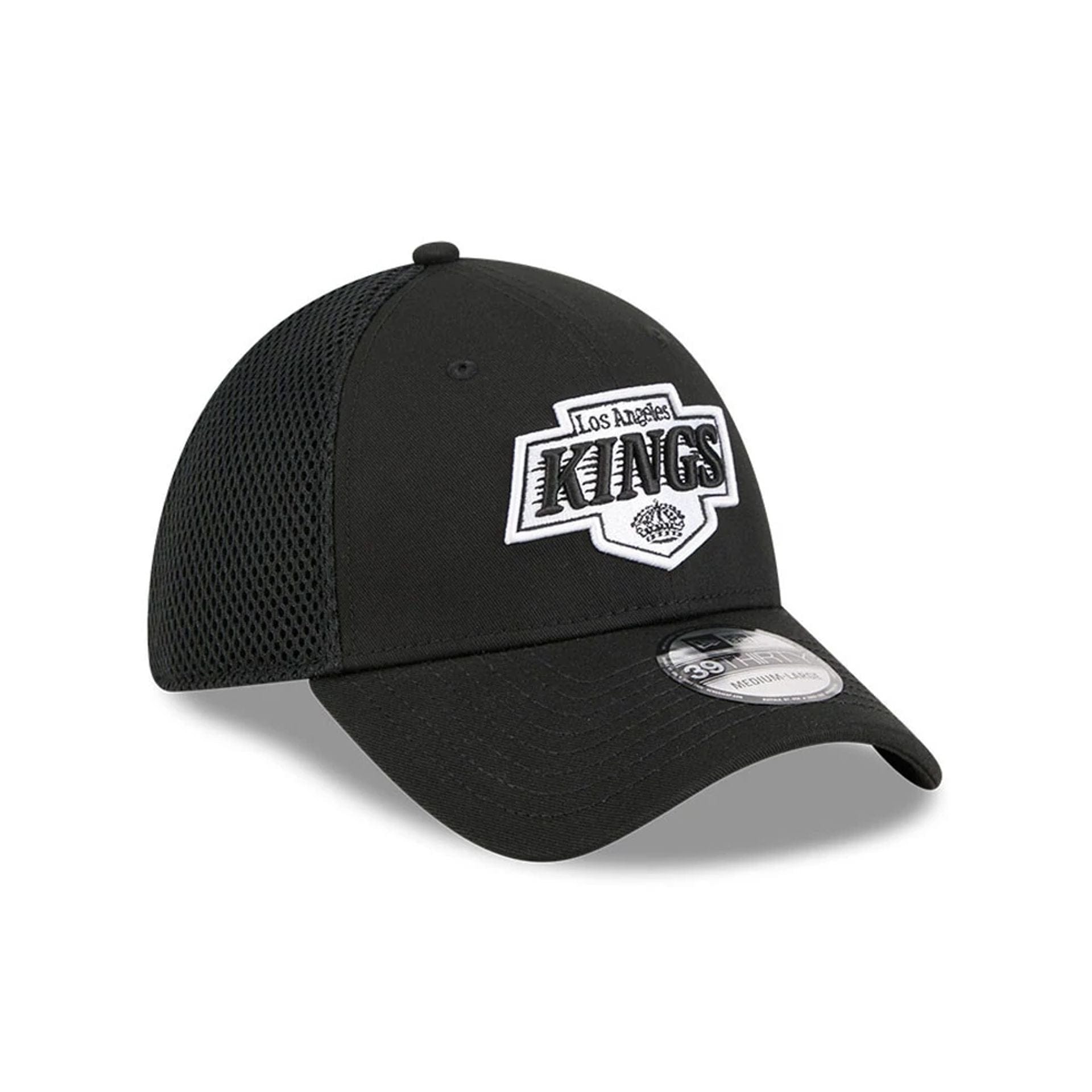 Pictured is this NHL Evergreen Neo LA Kings 39THIRTY Stretch Fit cap in black. 4