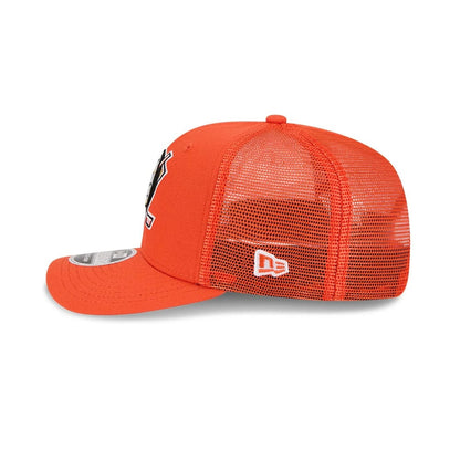 Pictured is this NHL Evergreen Anaheim Ducks 9SEVENTY Stretch Snap cap in orange. 6