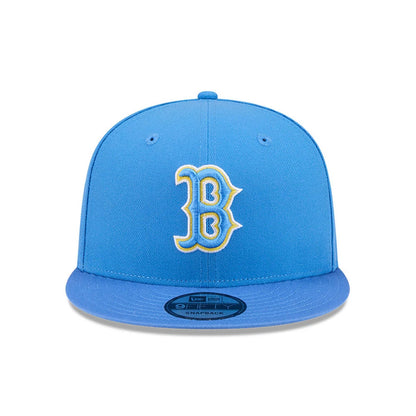 Pictured is this MLB Evergreen Boston Red Sox 9FIFTY Snapback cap in Blue. 3