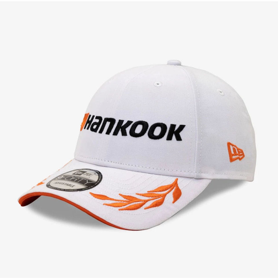 This is a Repreve® FIA Formula E Hankook Podium White 9FORTY Adjustable Cap 6