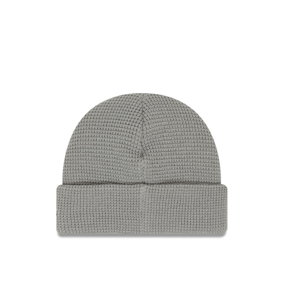 This is a Visa Cash App Racing Bulls Waffle Grey Short Cuff Knit Beanie Hat 2