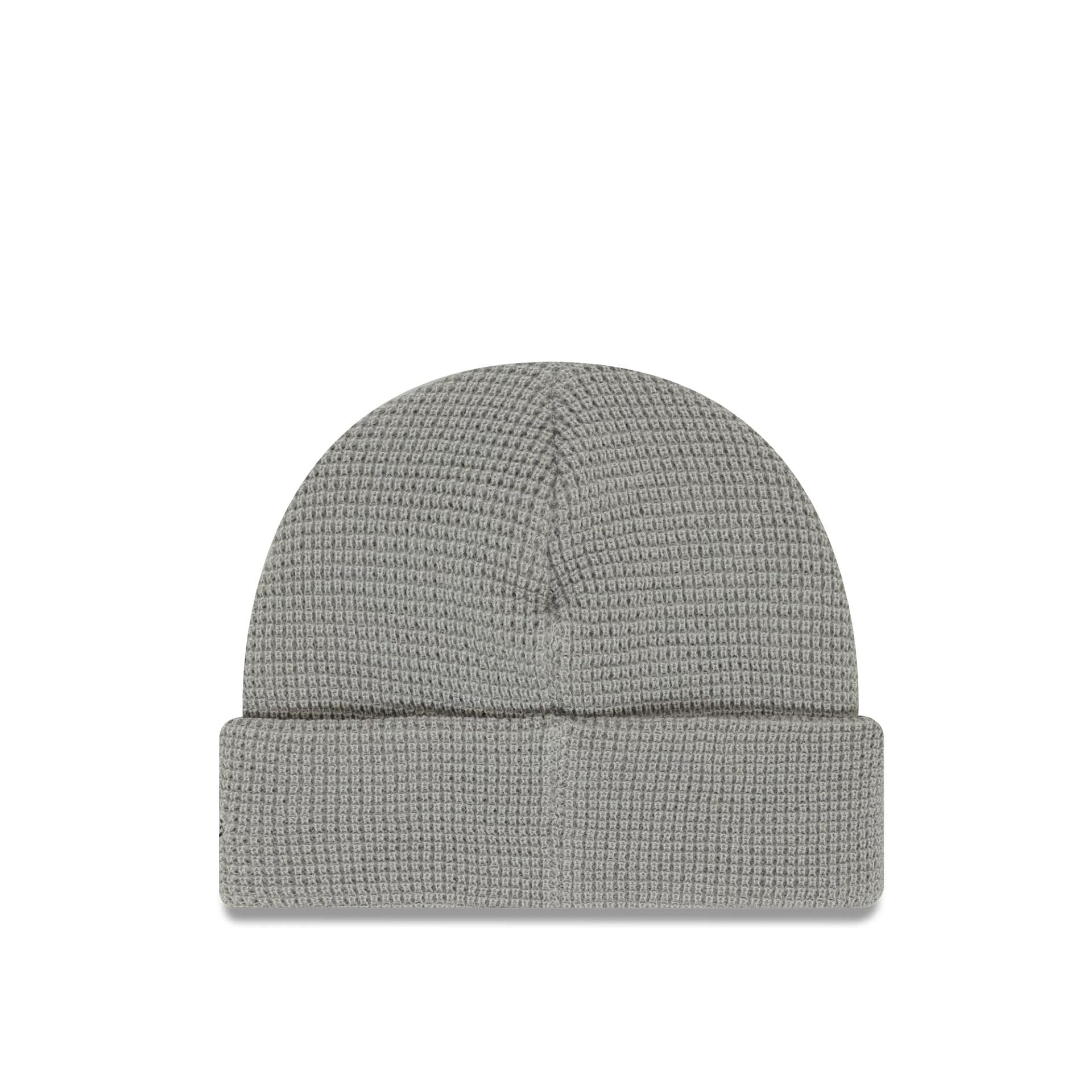 This is a Visa Cash App Racing Bulls Waffle Grey Short Cuff Knit Beanie Hat 2