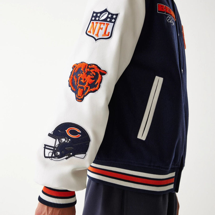 Chicago Bears NFL Navy Varsity Jacket
