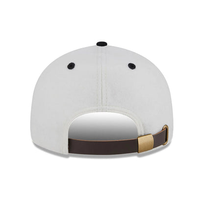 This is a Birmingham Black Barons Tri-Colour Logo White Retro Crown 9FIFTY Strapback Adjustable Cap 5