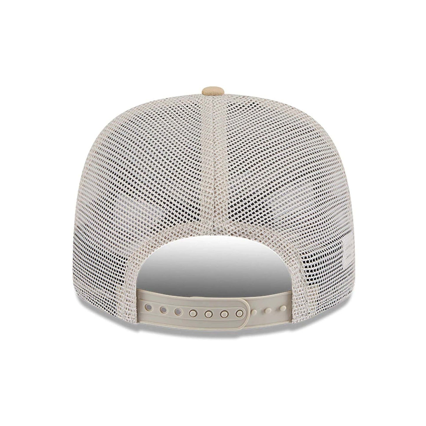 This is a Oakland Raiders NFL Champions Beige 9SEVENTY Stretch Snap Adjustable Cap 5