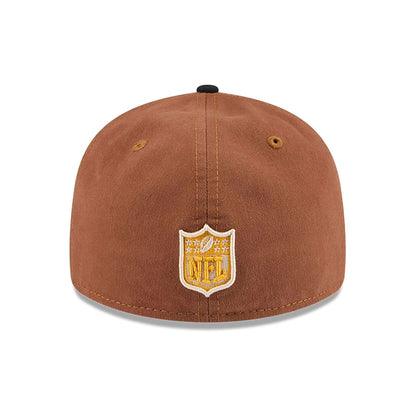 This is a Green Bay Packers NFL Champions Dark Beige Retro Crown 59FIFTY Fitted Cap 5