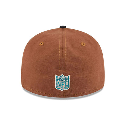 This is a Miami Dolphins NFL Champions Dark Beige Retro Crown 59FIFTY Fitted Cap 5
