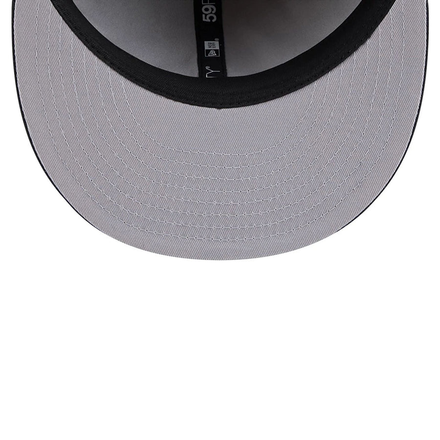 This is a Baltimore Ravens NFL Champions Dark Beige Retro Crown 59FIFTY Fitted Cap 2