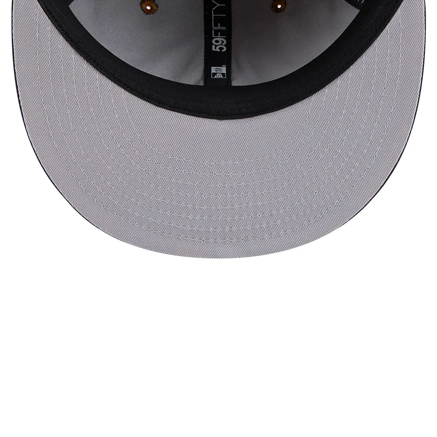 This is a Oakland Raiders NFL Champions Dark Beige Retro Crown 59FIFTY Fitted Cap 4