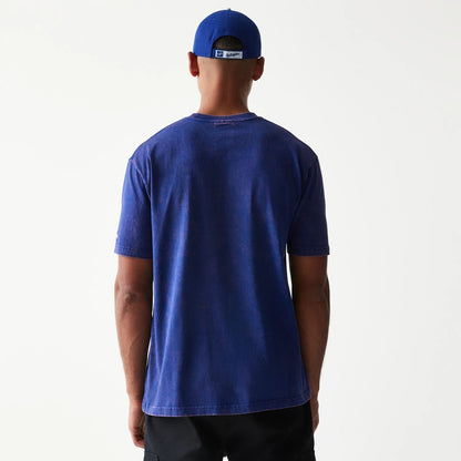 The Male model is wearing LA Dodgers Sport Classic Dark Blue T-Shirt 2