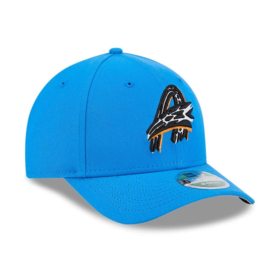 This is a Akron Rubber Ducks MiLB AC Perf Player Replica Blue 9FORTY M-Crown Adjustable Cap 4