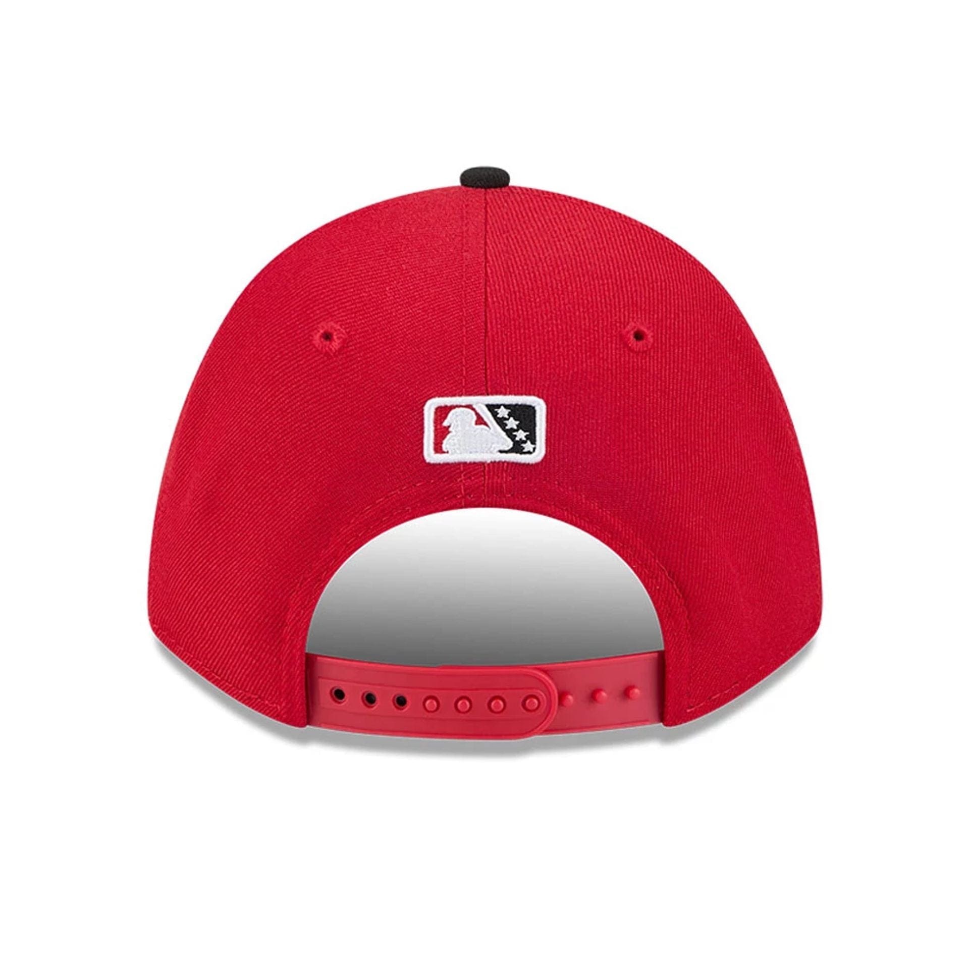 This is a Birmingham Barons MiLB AC Perf Player Replica Red 9FORTY M-Crown Adjustable Cap 5