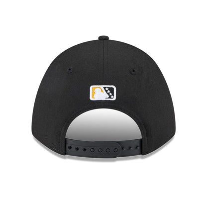 This is a Salt Lake City Bees MiLB AC Perf Player Replica Black 9FORTY M-Crown Adjustable Cap 5