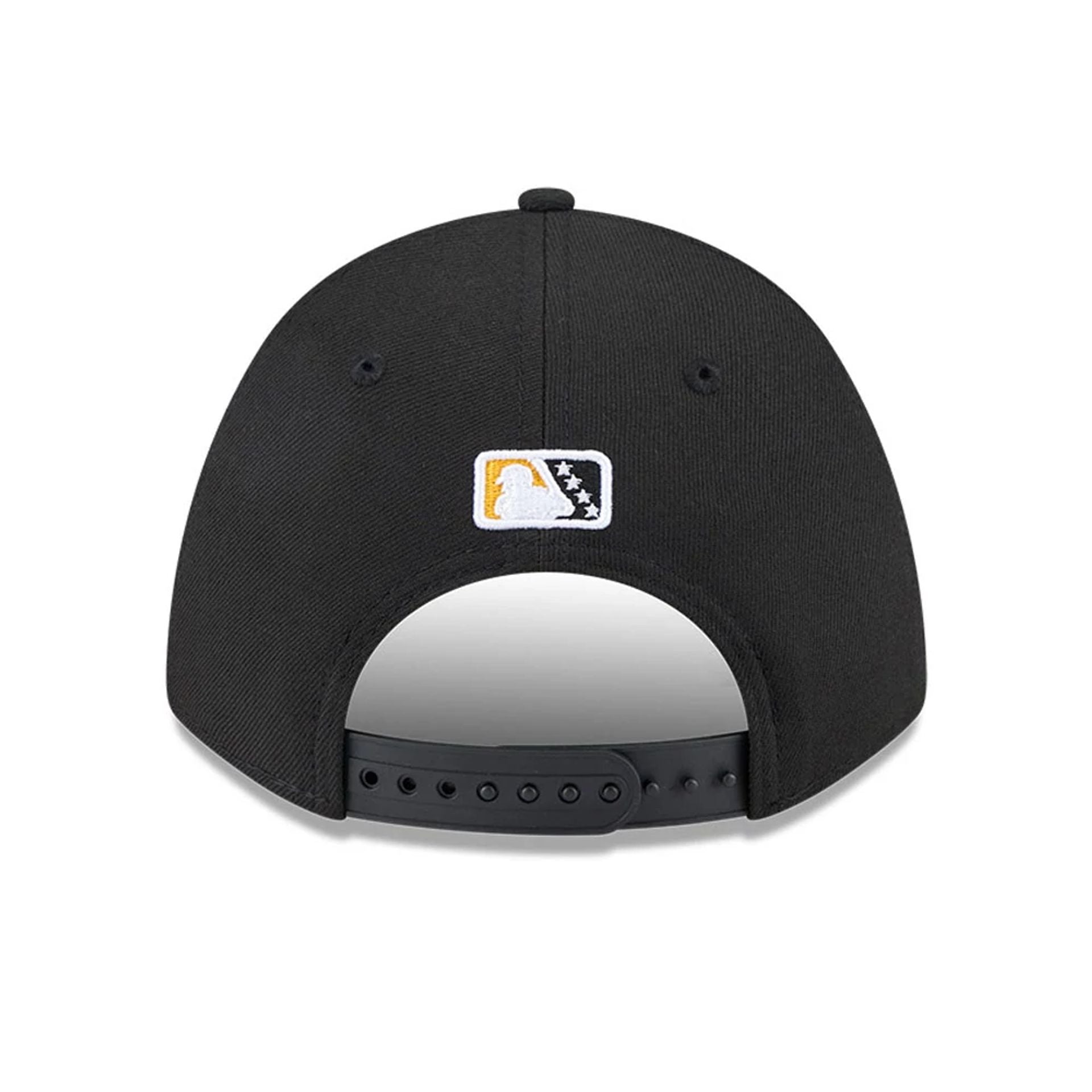 This is a Salt Lake City Bees MiLB AC Perf Player Replica Black 9FORTY M-Crown Adjustable Cap 5