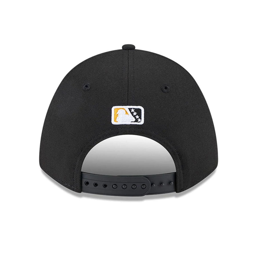 This is a Salt Lake City Bees MiLB AC Perf Player Replica Black 9FORTY M-Crown Adjustable Cap 5