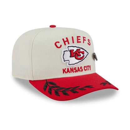This is a Kansas City Chiefs NFL Draft 2025 White 59FIFTY Fitted A-Frame Cap 4